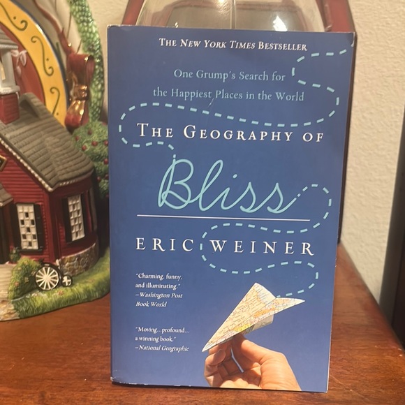 12 New York Boston Other - The Geography of Bliss Book by Eric Weiner